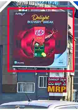 Silk board advertising hoarding billboard